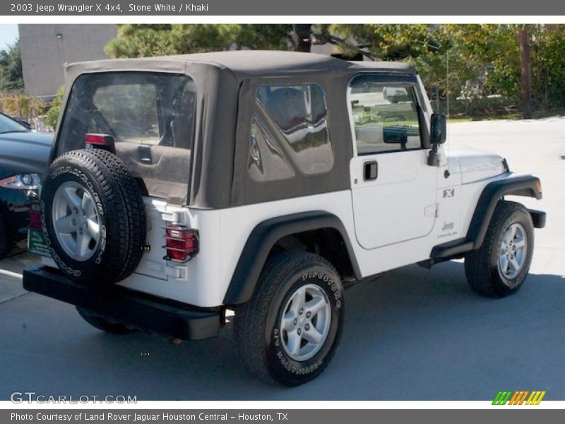Stone White / Khaki 2003 Jeep Wrangler X 4x4