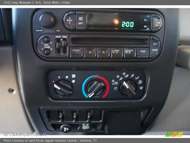 Stone White / Khaki 2003 Jeep Wrangler X 4x4