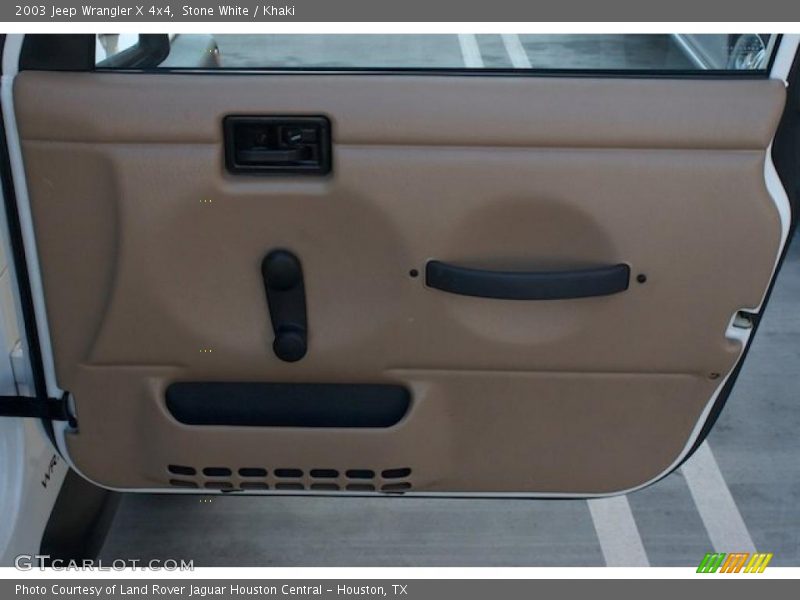 Stone White / Khaki 2003 Jeep Wrangler X 4x4