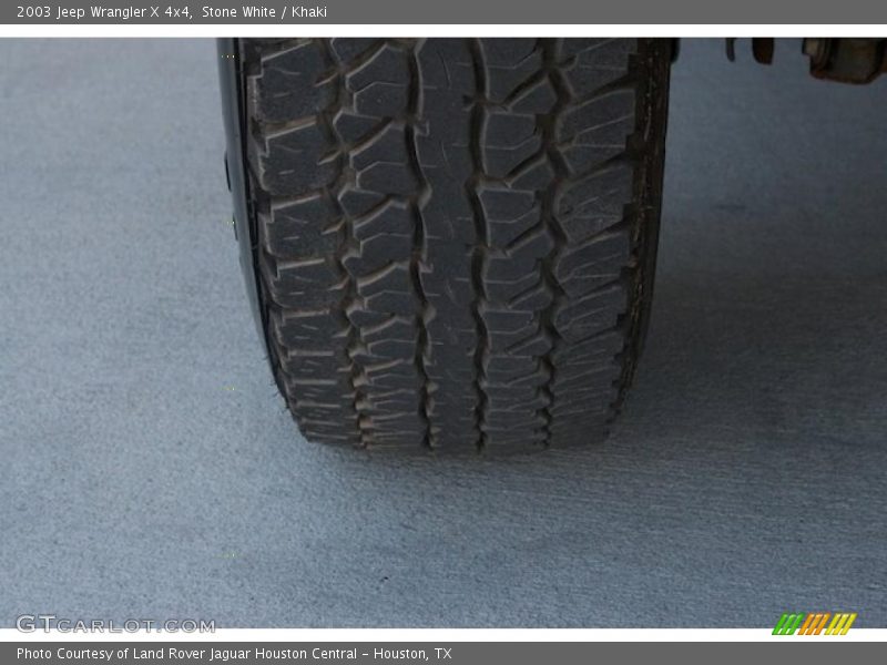 Stone White / Khaki 2003 Jeep Wrangler X 4x4