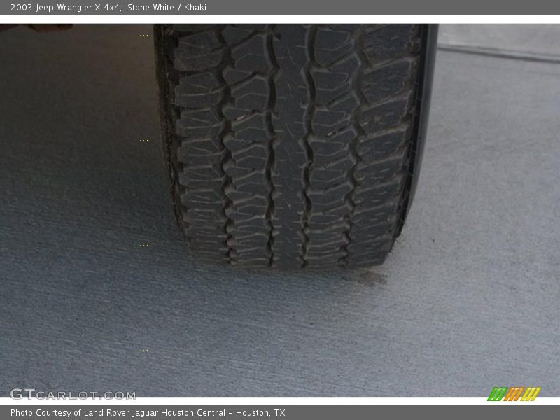 Stone White / Khaki 2003 Jeep Wrangler X 4x4