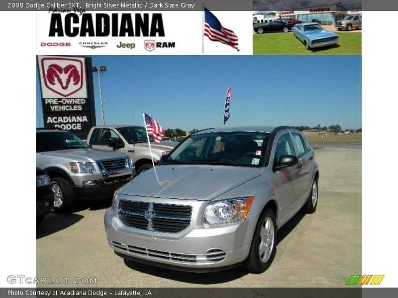 Bright Silver Metallic / Dark Slate Gray 2008 Dodge Caliber SXT
