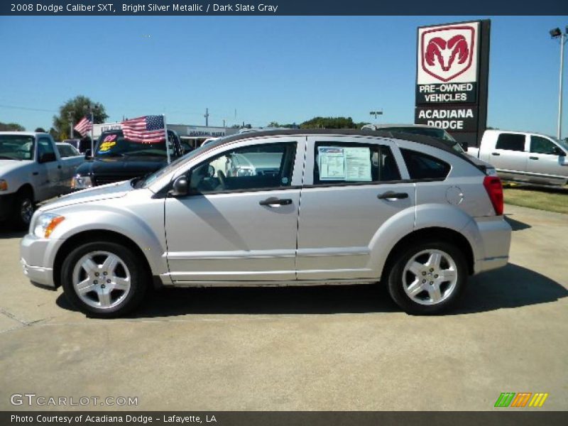 Bright Silver Metallic / Dark Slate Gray 2008 Dodge Caliber SXT