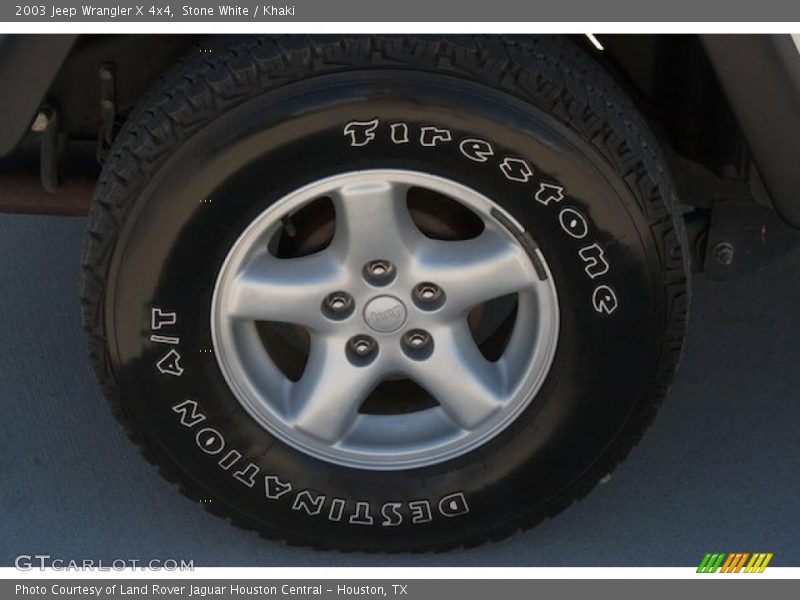Stone White / Khaki 2003 Jeep Wrangler X 4x4