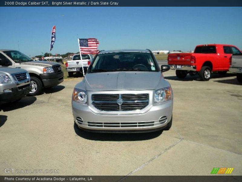 Bright Silver Metallic / Dark Slate Gray 2008 Dodge Caliber SXT