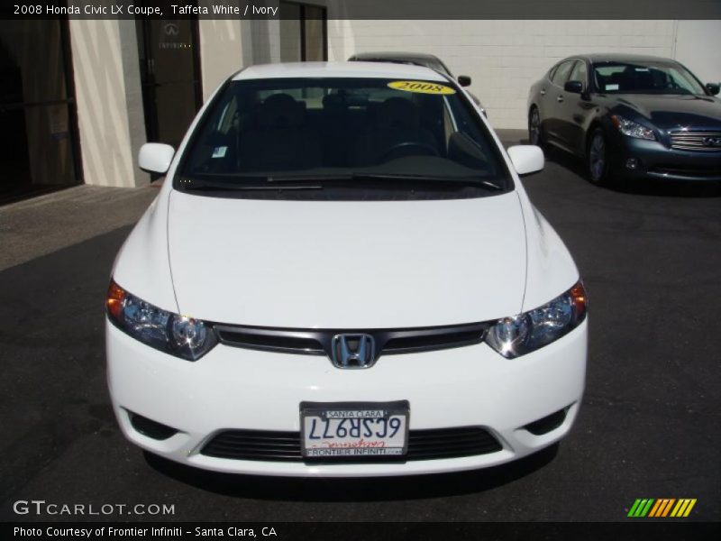Taffeta White / Ivory 2008 Honda Civic LX Coupe