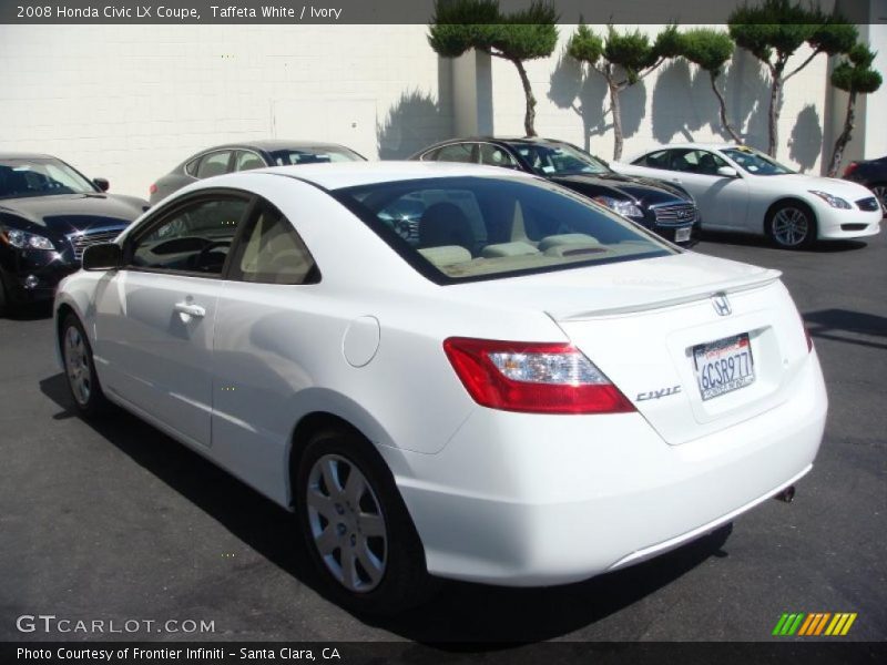 Taffeta White / Ivory 2008 Honda Civic LX Coupe