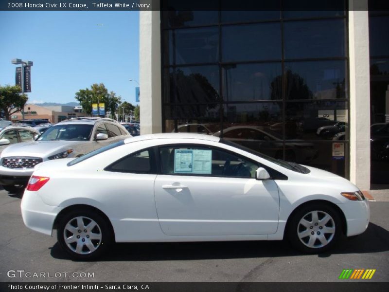 Taffeta White / Ivory 2008 Honda Civic LX Coupe