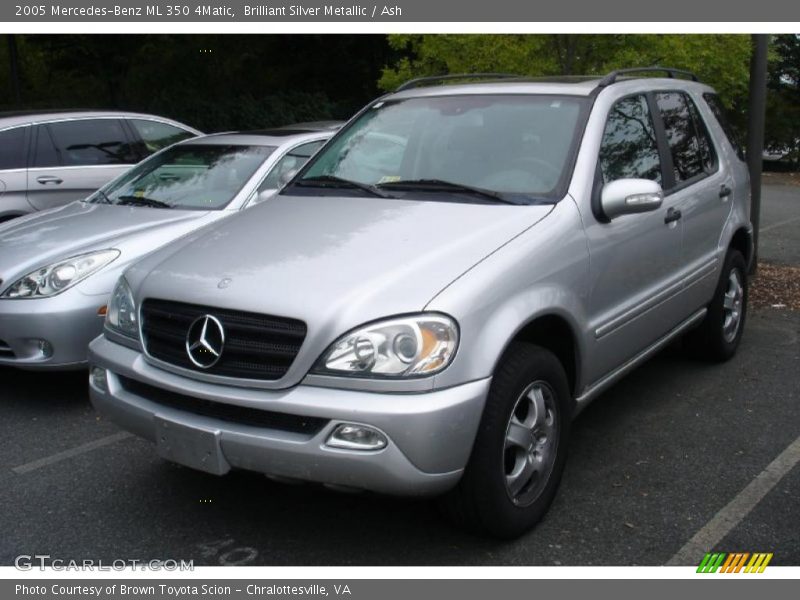 Brilliant Silver Metallic / Ash 2005 Mercedes-Benz ML 350 4Matic