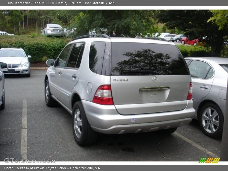 Brilliant Silver Metallic / Ash 2005 Mercedes-Benz ML 350 4Matic