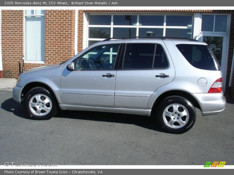 Brilliant Silver Metallic / Ash 2005 Mercedes-Benz ML 350 4Matic