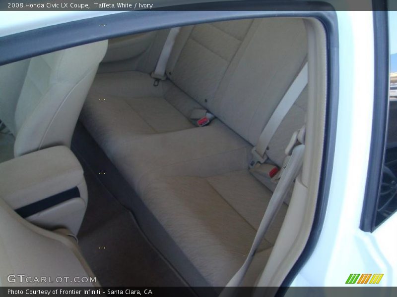 Taffeta White / Ivory 2008 Honda Civic LX Coupe