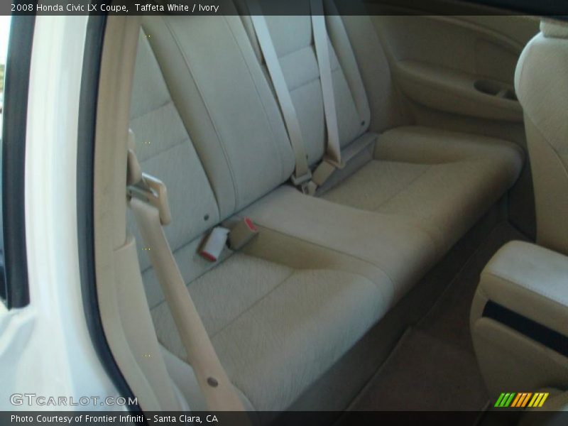 Taffeta White / Ivory 2008 Honda Civic LX Coupe