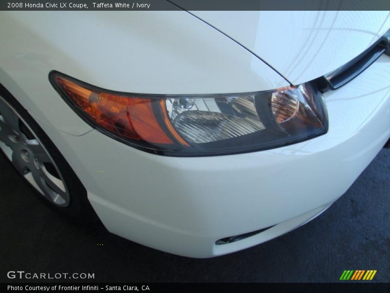 Taffeta White / Ivory 2008 Honda Civic LX Coupe