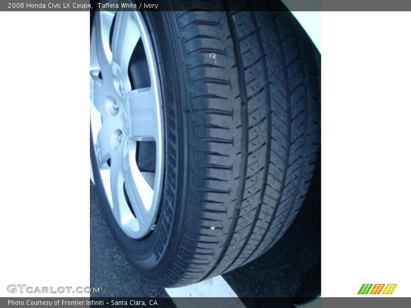 Taffeta White / Ivory 2008 Honda Civic LX Coupe