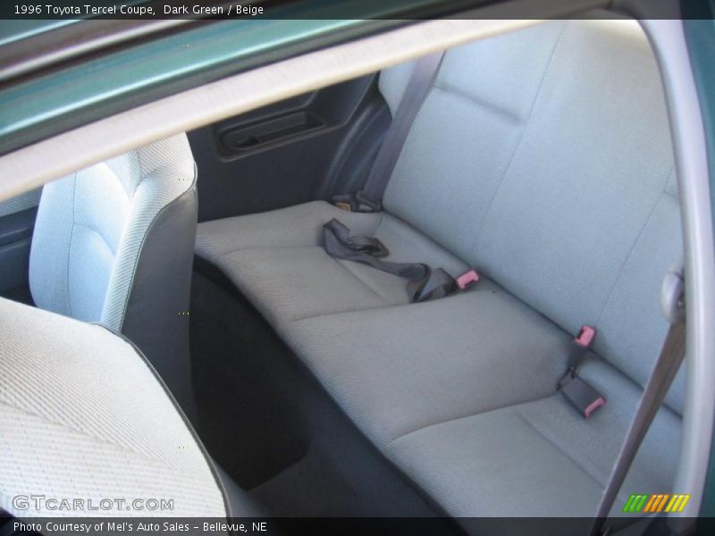 Dark Green / Beige 1996 Toyota Tercel Coupe