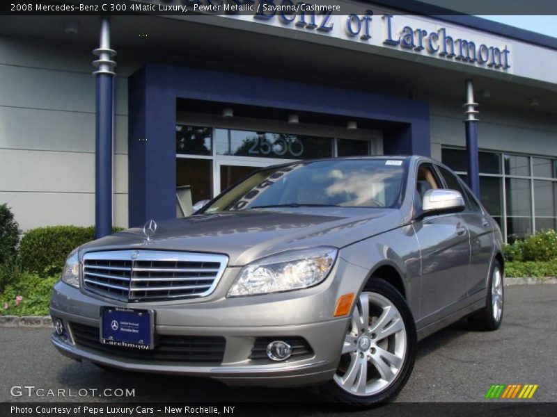 Pewter Metallic / Savanna/Cashmere 2008 Mercedes-Benz C 300 4Matic Luxury