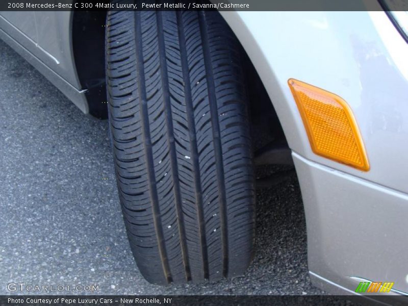 Pewter Metallic / Savanna/Cashmere 2008 Mercedes-Benz C 300 4Matic Luxury