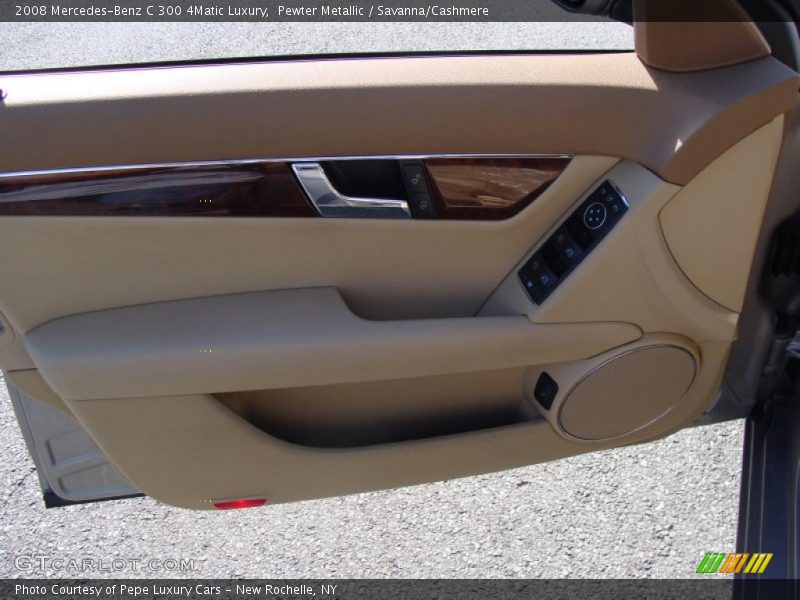 Pewter Metallic / Savanna/Cashmere 2008 Mercedes-Benz C 300 4Matic Luxury