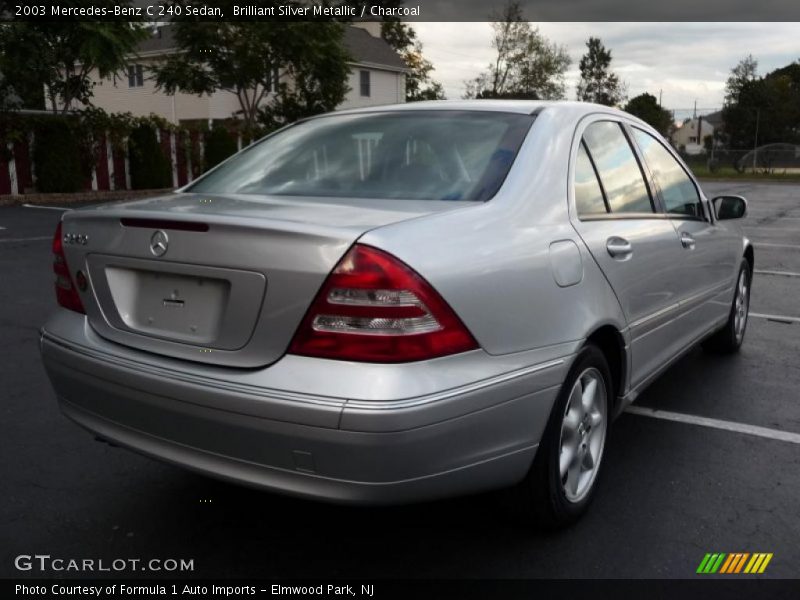 Brilliant Silver Metallic / Charcoal 2003 Mercedes-Benz C 240 Sedan