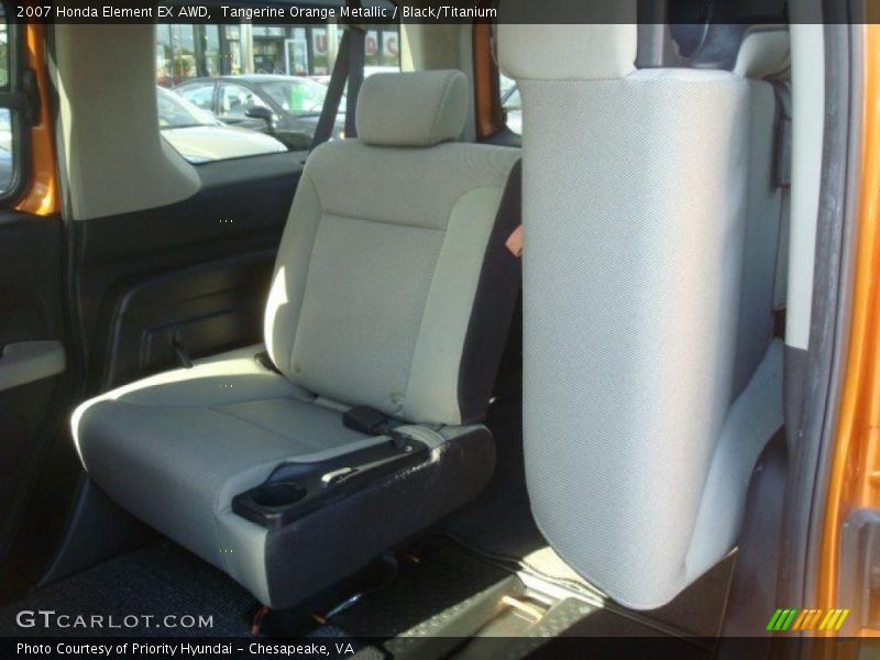 Tangerine Orange Metallic / Black/Titanium 2007 Honda Element EX AWD
