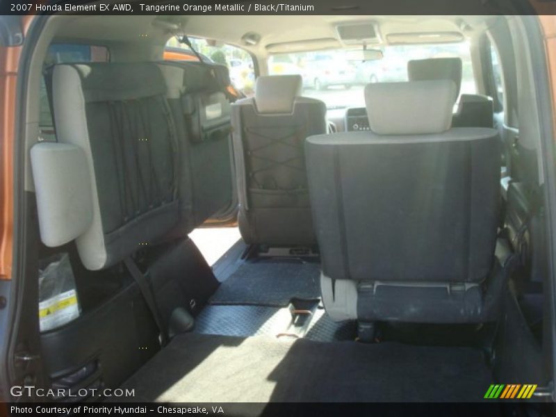 Tangerine Orange Metallic / Black/Titanium 2007 Honda Element EX AWD