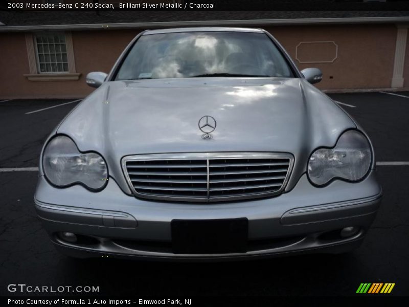 Brilliant Silver Metallic / Charcoal 2003 Mercedes-Benz C 240 Sedan