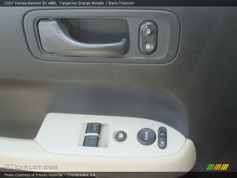 Tangerine Orange Metallic / Black/Titanium 2007 Honda Element EX AWD