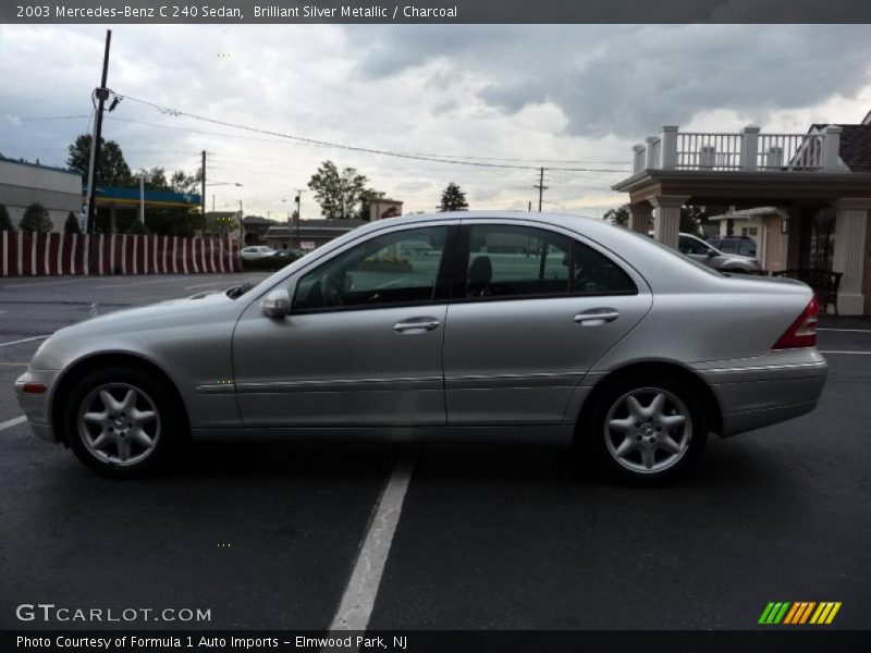 Brilliant Silver Metallic / Charcoal 2003 Mercedes-Benz C 240 Sedan