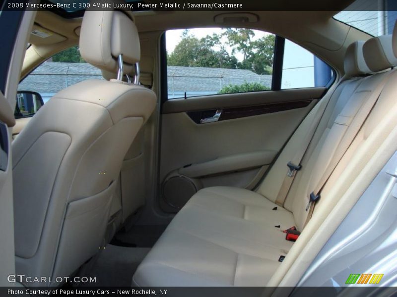 Pewter Metallic / Savanna/Cashmere 2008 Mercedes-Benz C 300 4Matic Luxury