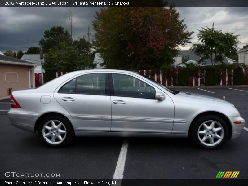 Brilliant Silver Metallic / Charcoal 2003 Mercedes-Benz C 240 Sedan