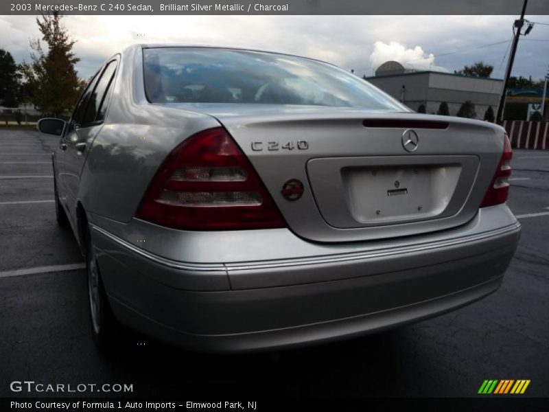Brilliant Silver Metallic / Charcoal 2003 Mercedes-Benz C 240 Sedan