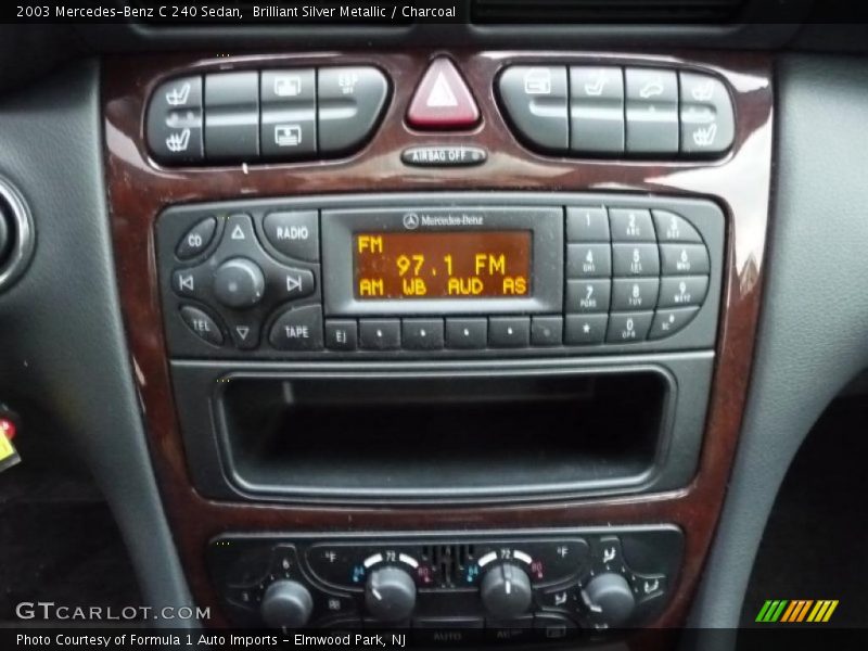 Brilliant Silver Metallic / Charcoal 2003 Mercedes-Benz C 240 Sedan