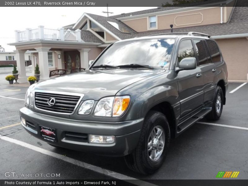 Riverrock Green Mica / Gray 2002 Lexus LX 470