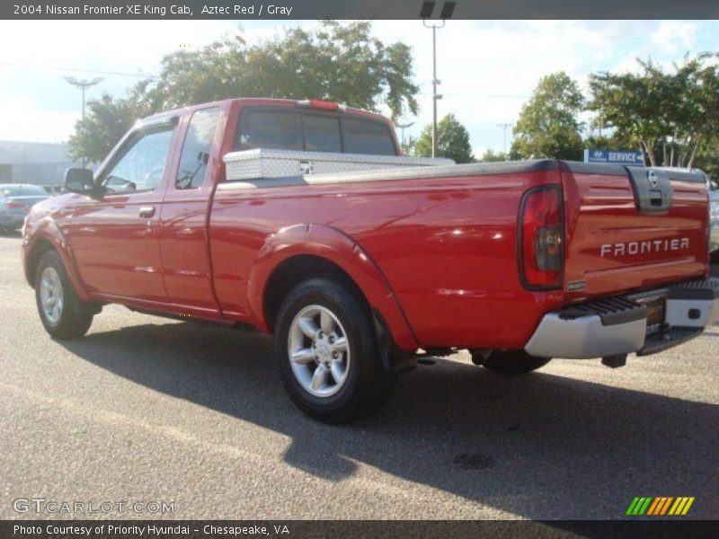 Aztec Red / Gray 2004 Nissan Frontier XE King Cab