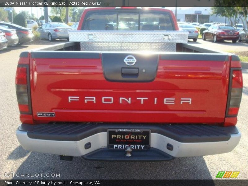 Aztec Red / Gray 2004 Nissan Frontier XE King Cab
