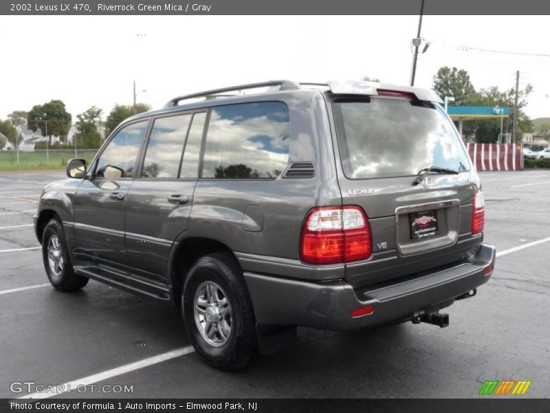 Riverrock Green Mica / Gray 2002 Lexus LX 470