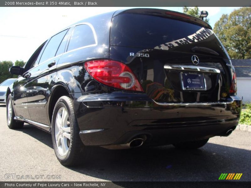 Black / Black 2008 Mercedes-Benz R 350 4Matic