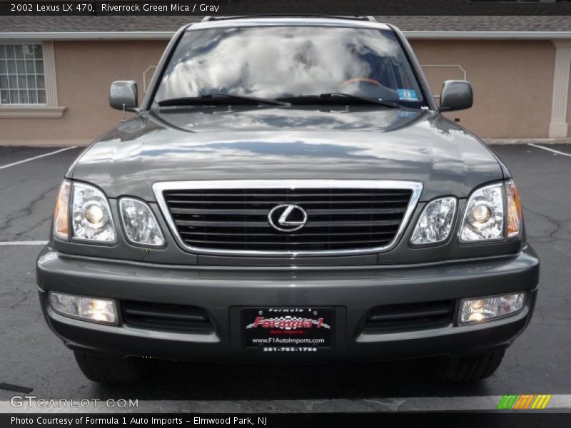 Riverrock Green Mica / Gray 2002 Lexus LX 470