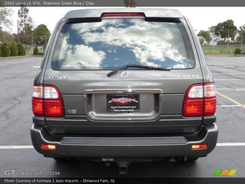 Riverrock Green Mica / Gray 2002 Lexus LX 470