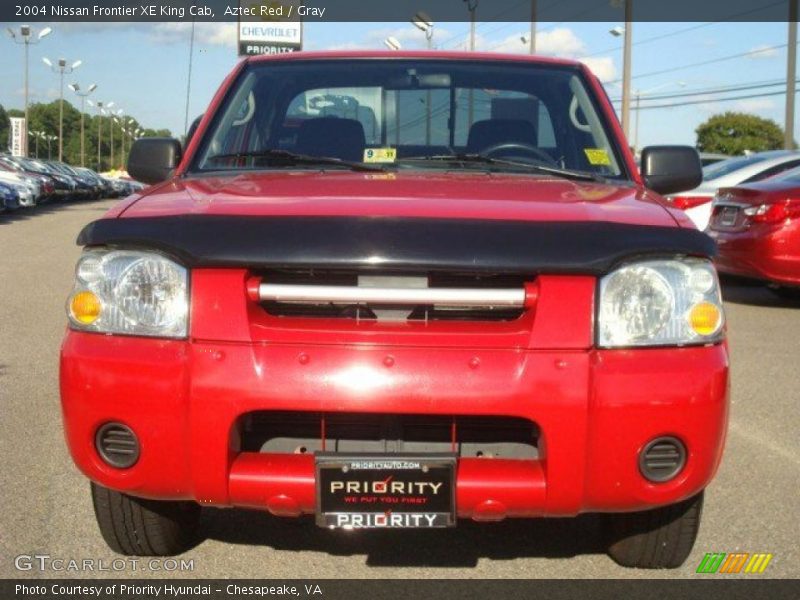 Aztec Red / Gray 2004 Nissan Frontier XE King Cab