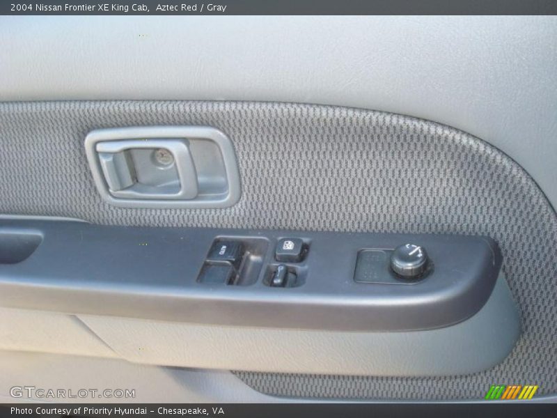 Aztec Red / Gray 2004 Nissan Frontier XE King Cab