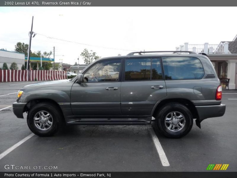Riverrock Green Mica / Gray 2002 Lexus LX 470