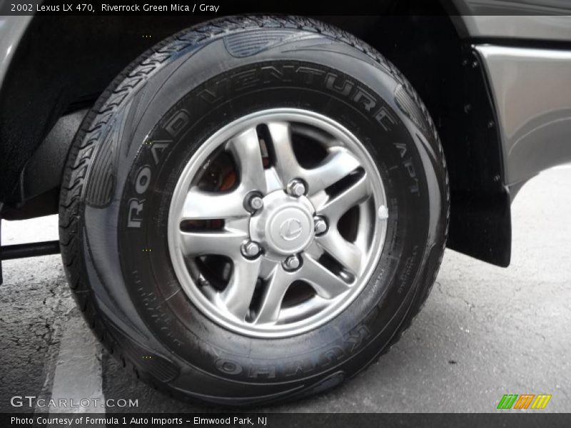 Riverrock Green Mica / Gray 2002 Lexus LX 470