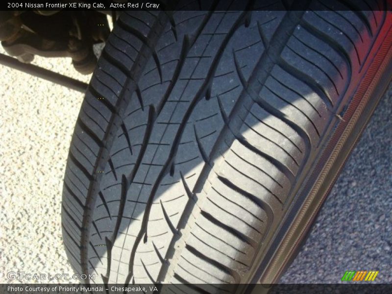 Aztec Red / Gray 2004 Nissan Frontier XE King Cab