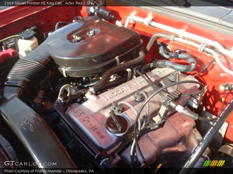  2004 Frontier XE King Cab Engine - 2.4 Liter DOHC 16-Valve 4 Cylinder