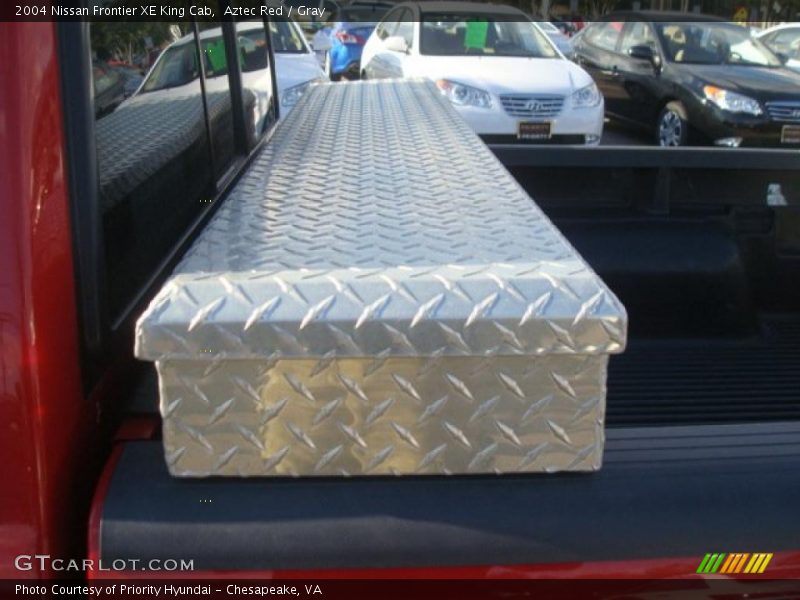 Aztec Red / Gray 2004 Nissan Frontier XE King Cab
