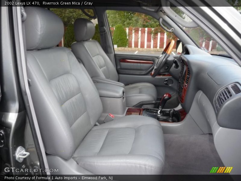 Riverrock Green Mica / Gray 2002 Lexus LX 470