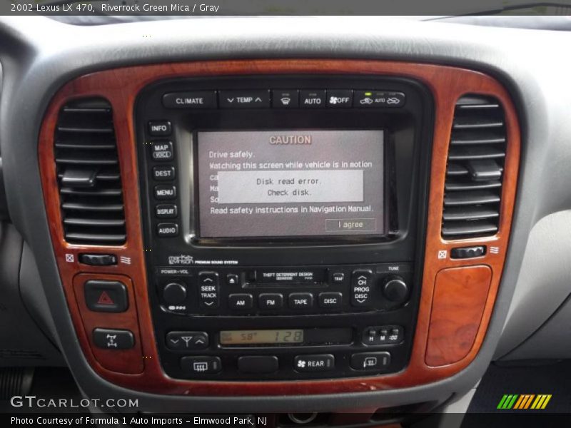 Riverrock Green Mica / Gray 2002 Lexus LX 470
