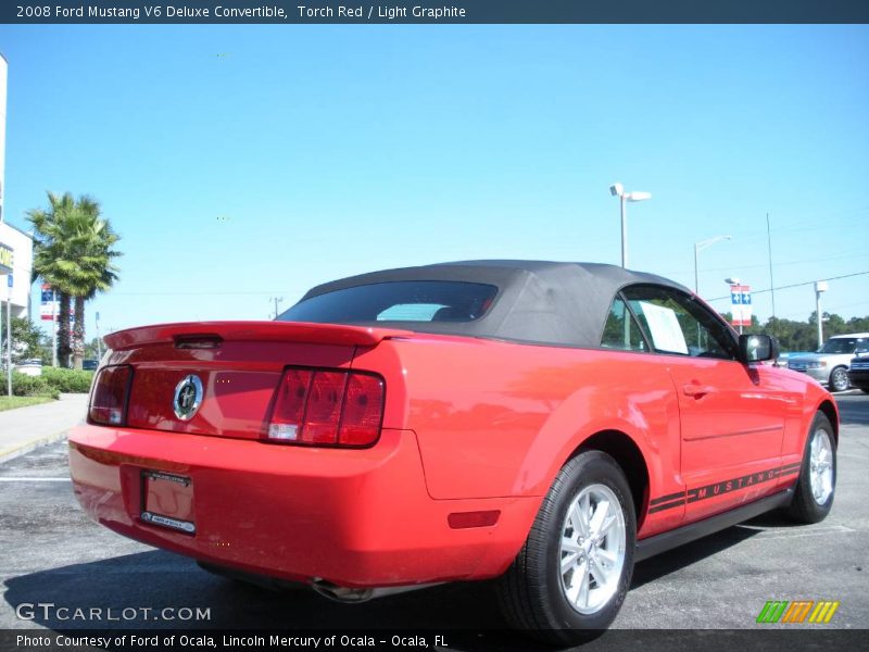 Torch Red / Light Graphite 2008 Ford Mustang V6 Deluxe Convertible